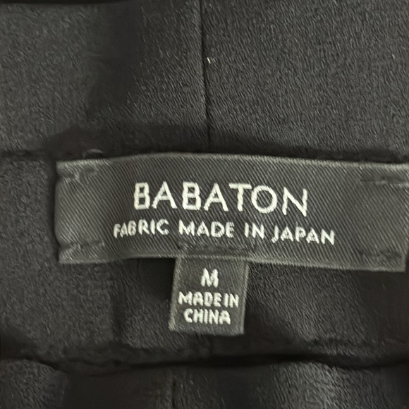 Aritzia Babaton Thibaut Relaxed Fit Tapered Leg Pant in Black - NWOT - Medium - Picture 6 of 10